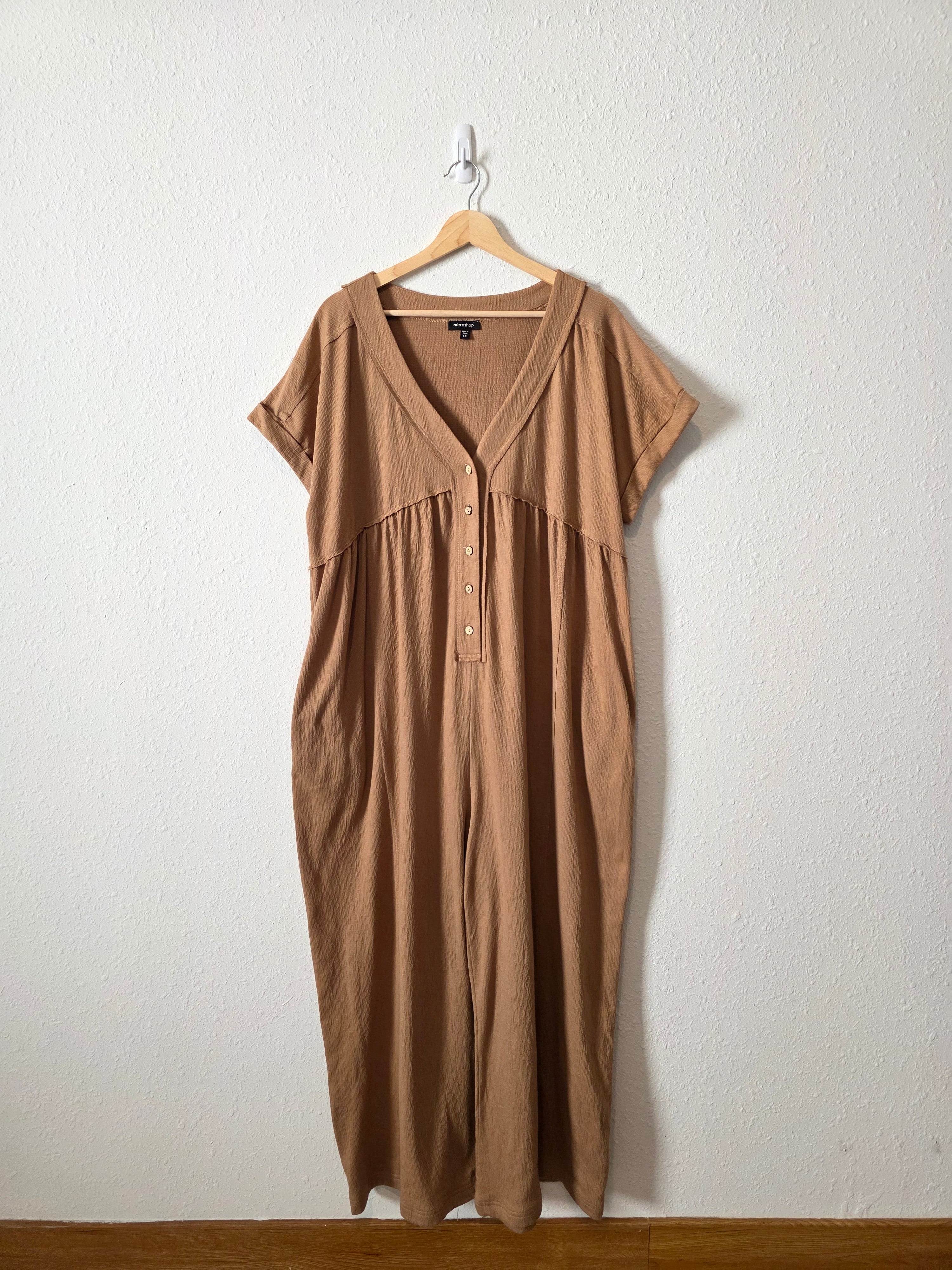 Mittoshop Wide Leg Jumpsuit (1X)