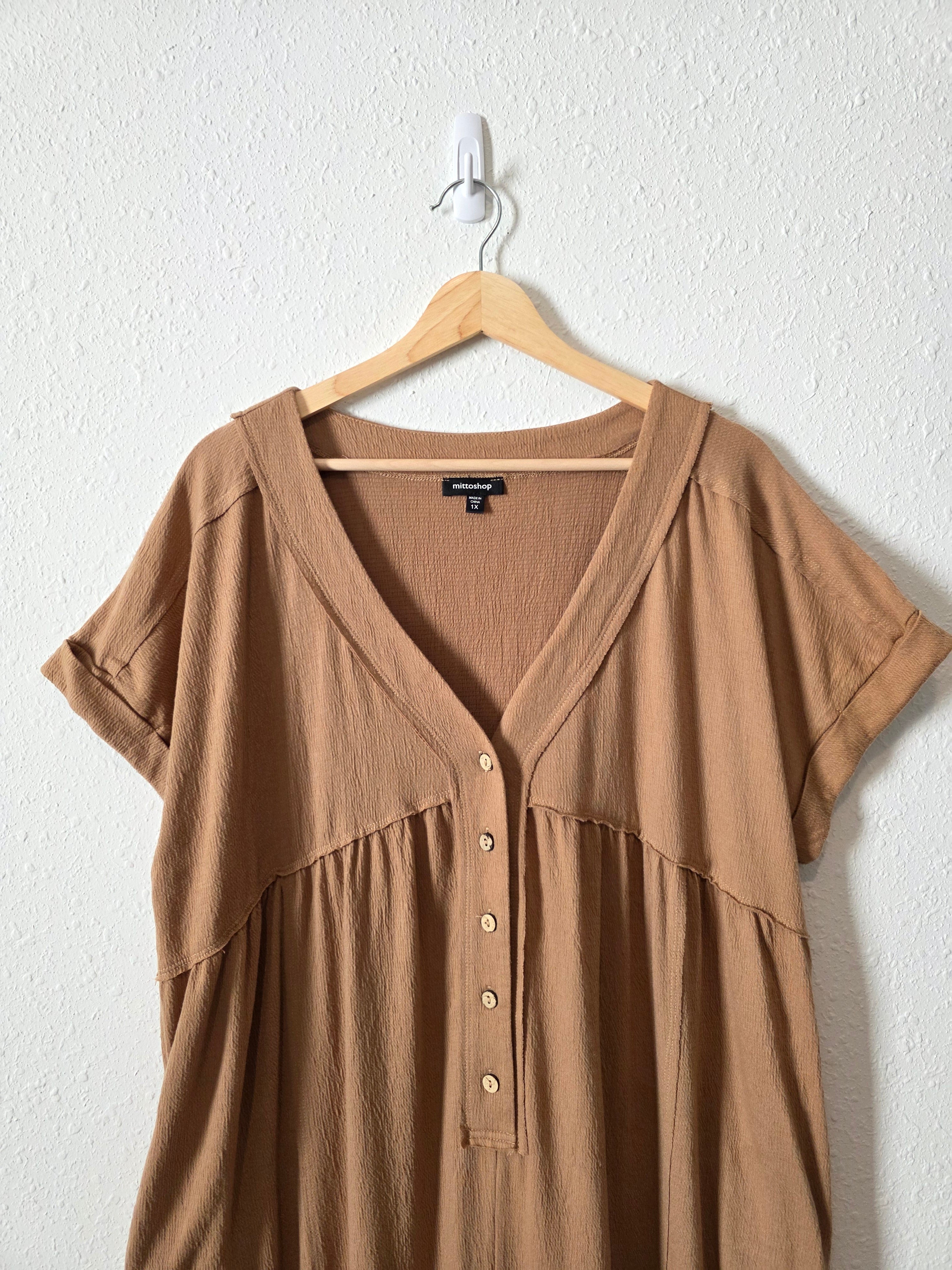 Mittoshop Wide Leg Jumpsuit (1X)