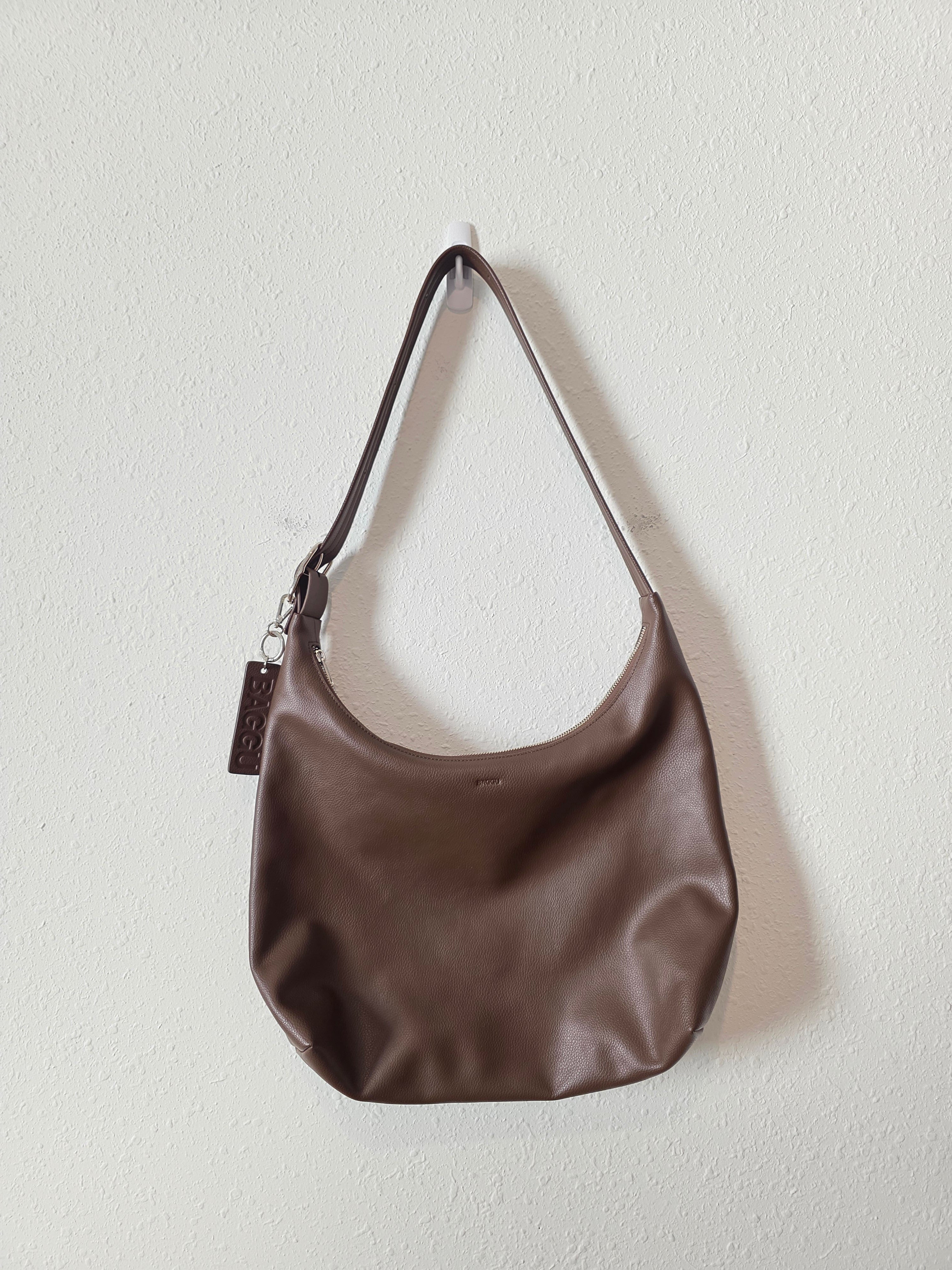 Baggu Recycled Leather Shoulder Bag