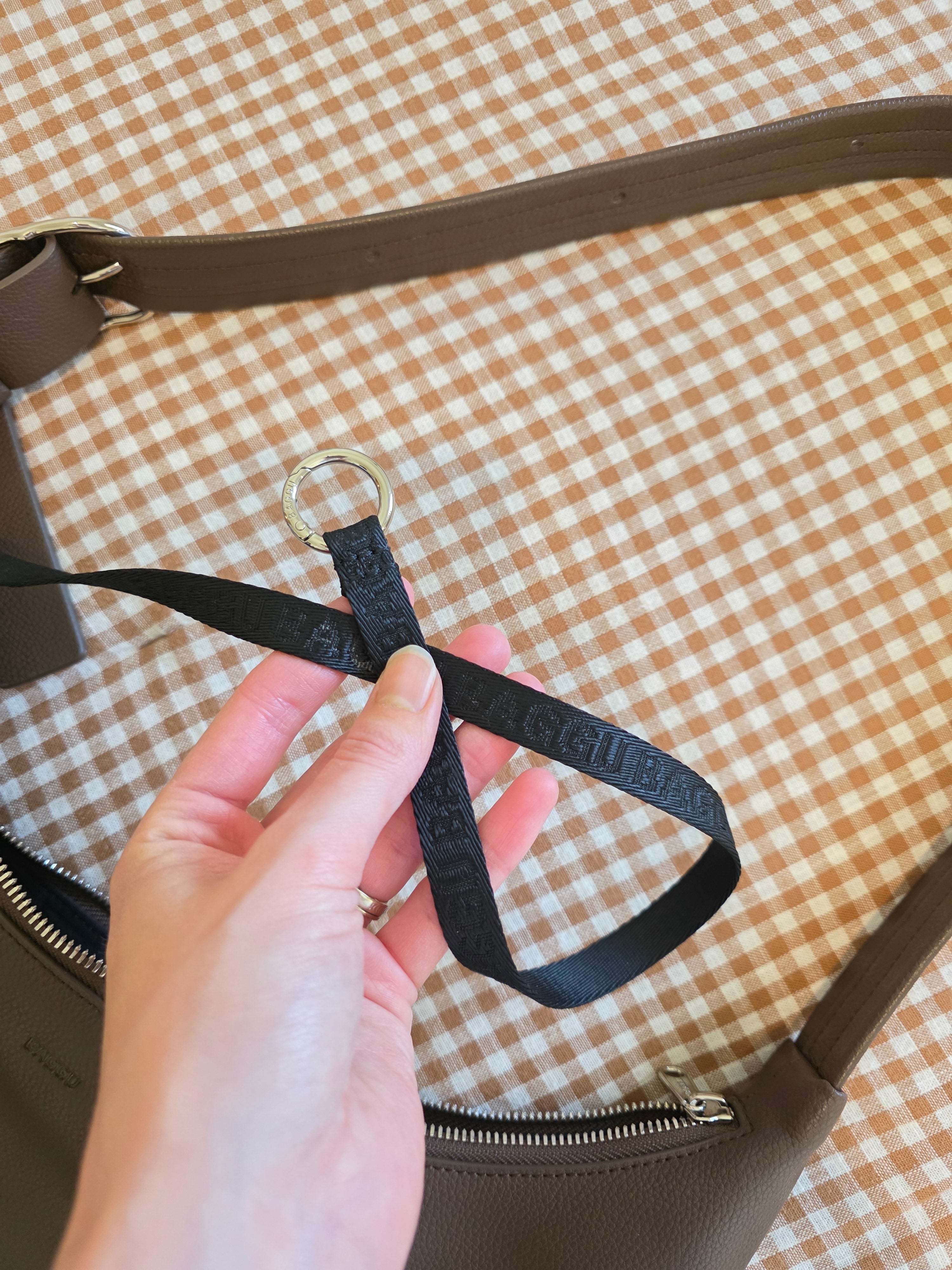 Baggu Recycled Leather Shoulder Bag