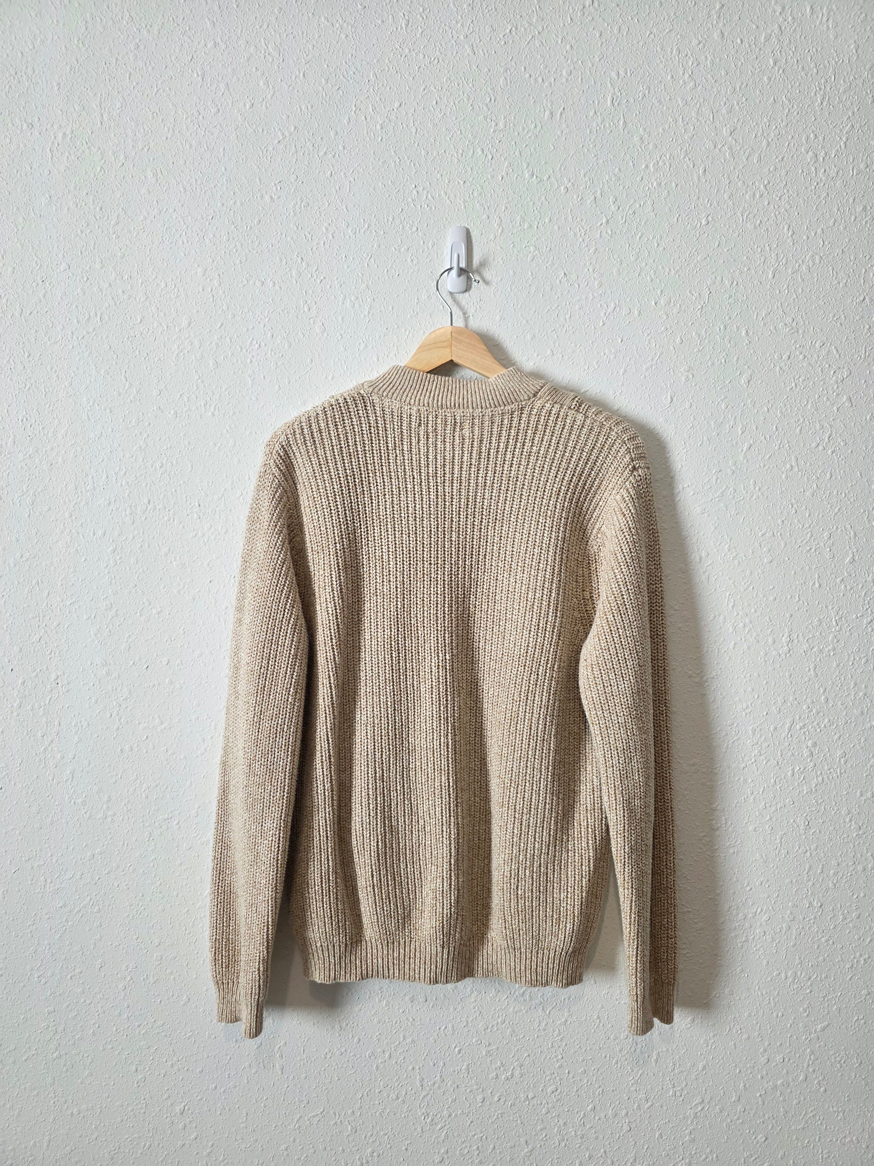 Vintage Eddie Bauer Oatmeal Henley (S)