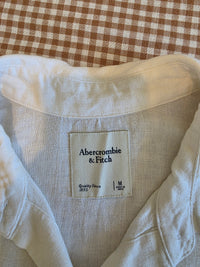 Abercrombie Cropped Boxy Shirt (M)