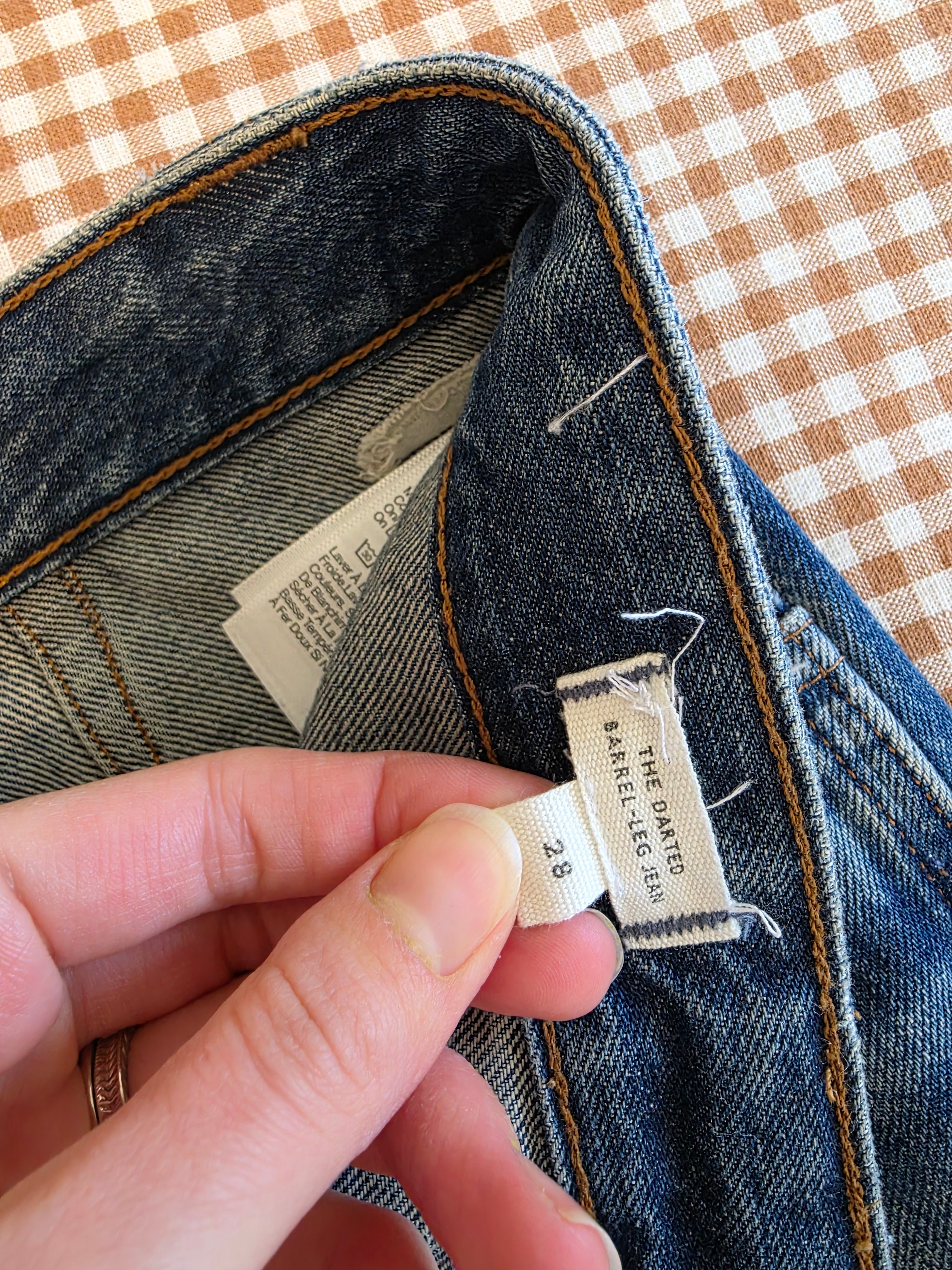 Madewell Barrel Leg Jeans (28)