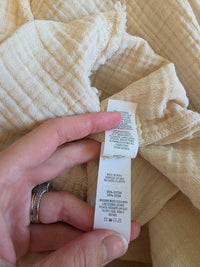 Aerie Oat Cotton Gauze Button Up (L)