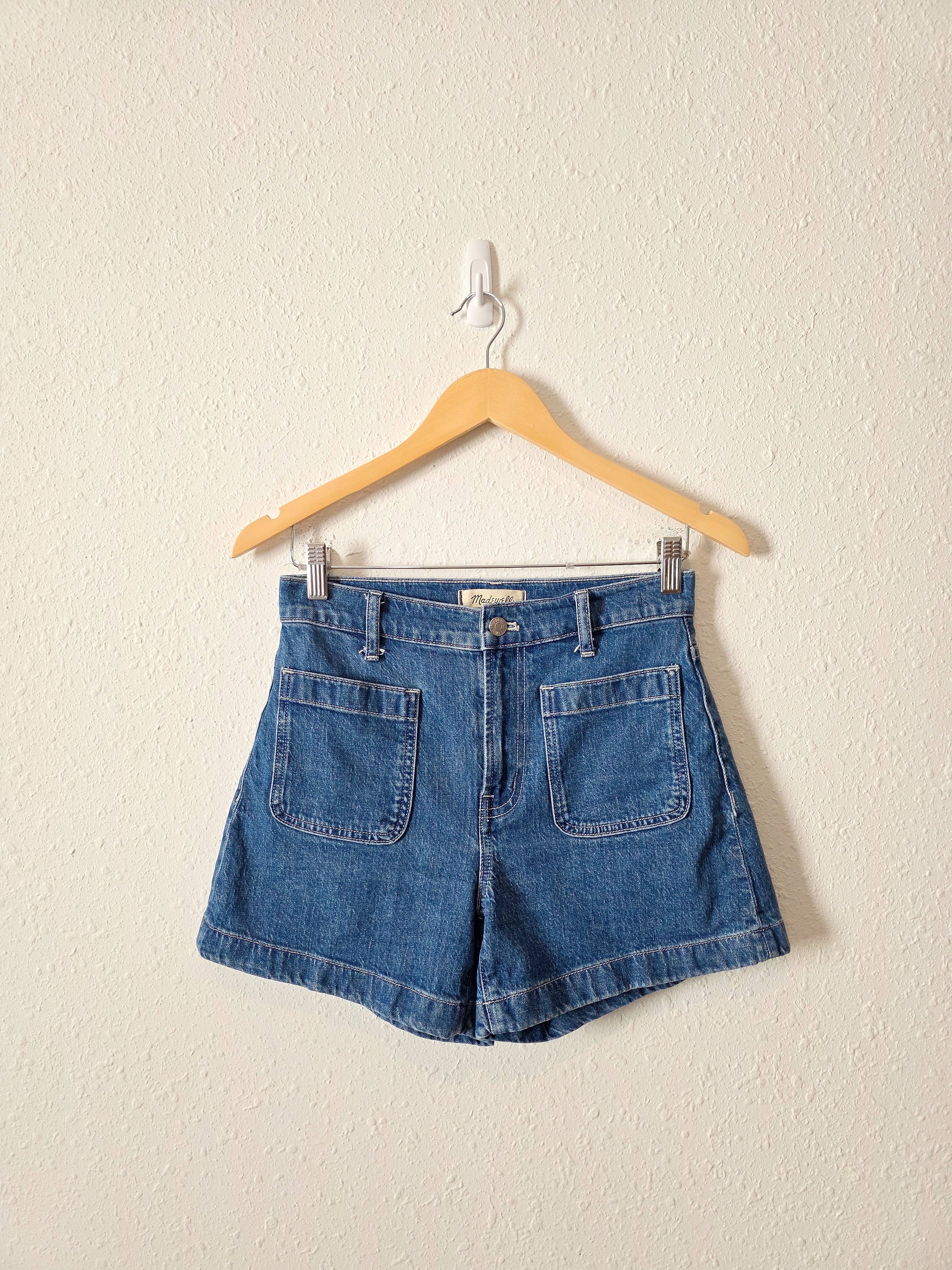 Madewell High Rise Sailor Shorts (25)