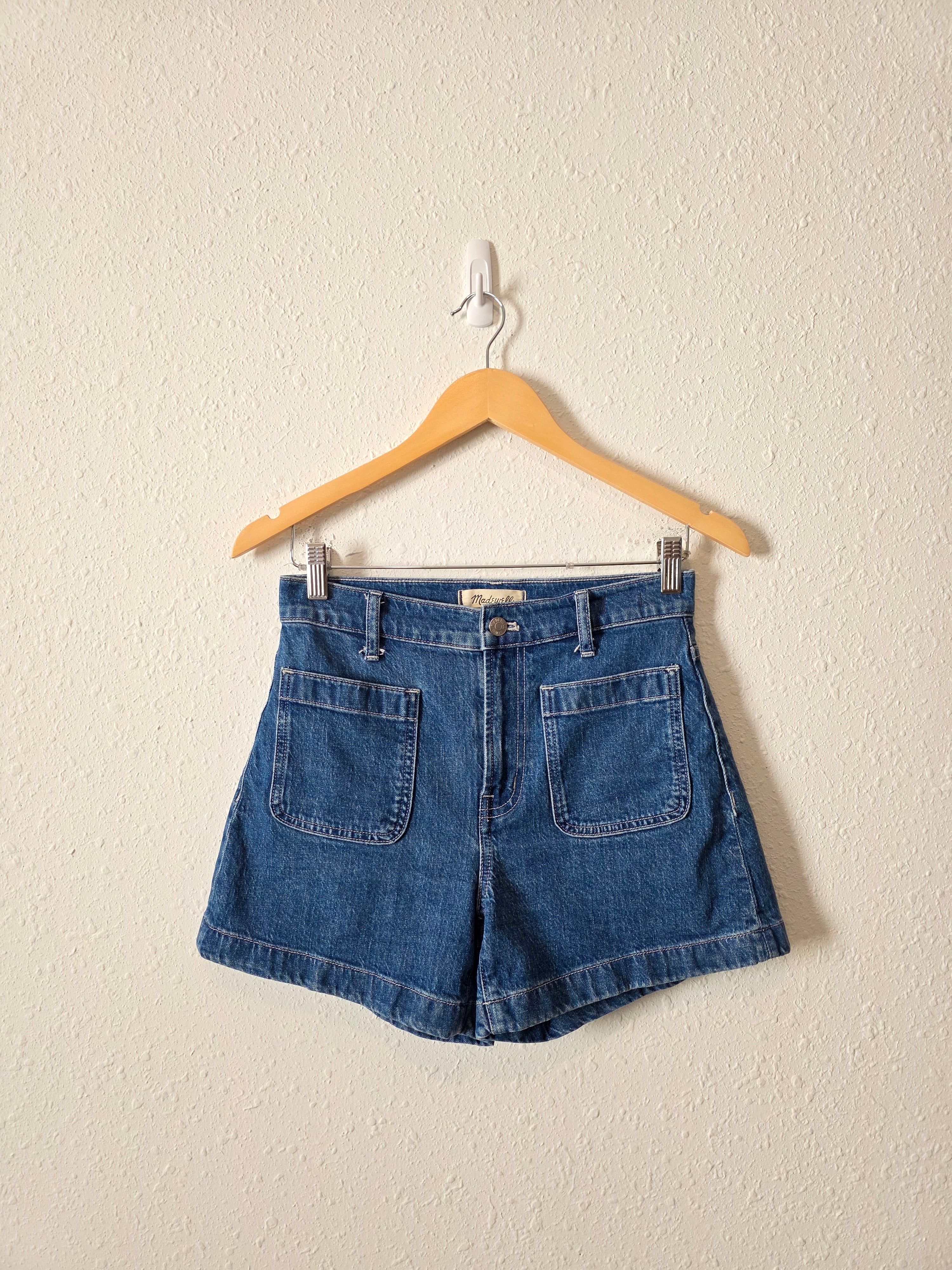 Madewell High Rise Sailor Shorts (25)