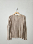 Vintage Crochet Knit Sweater (M)