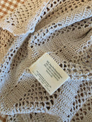 Vintage Crochet Knit Sweater (M)