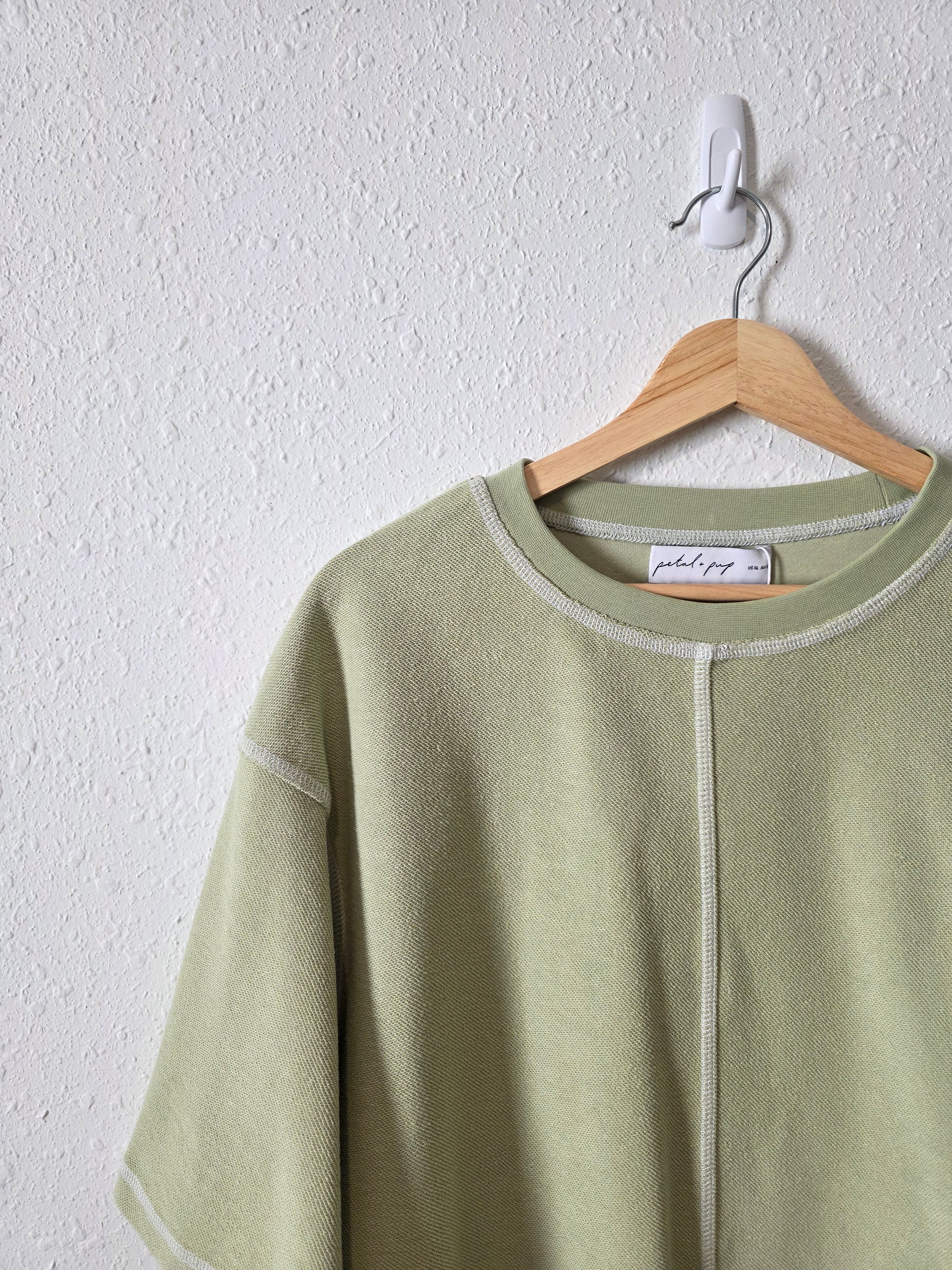 NEW Petal & Pup Matcha Knit Short Set (XL)