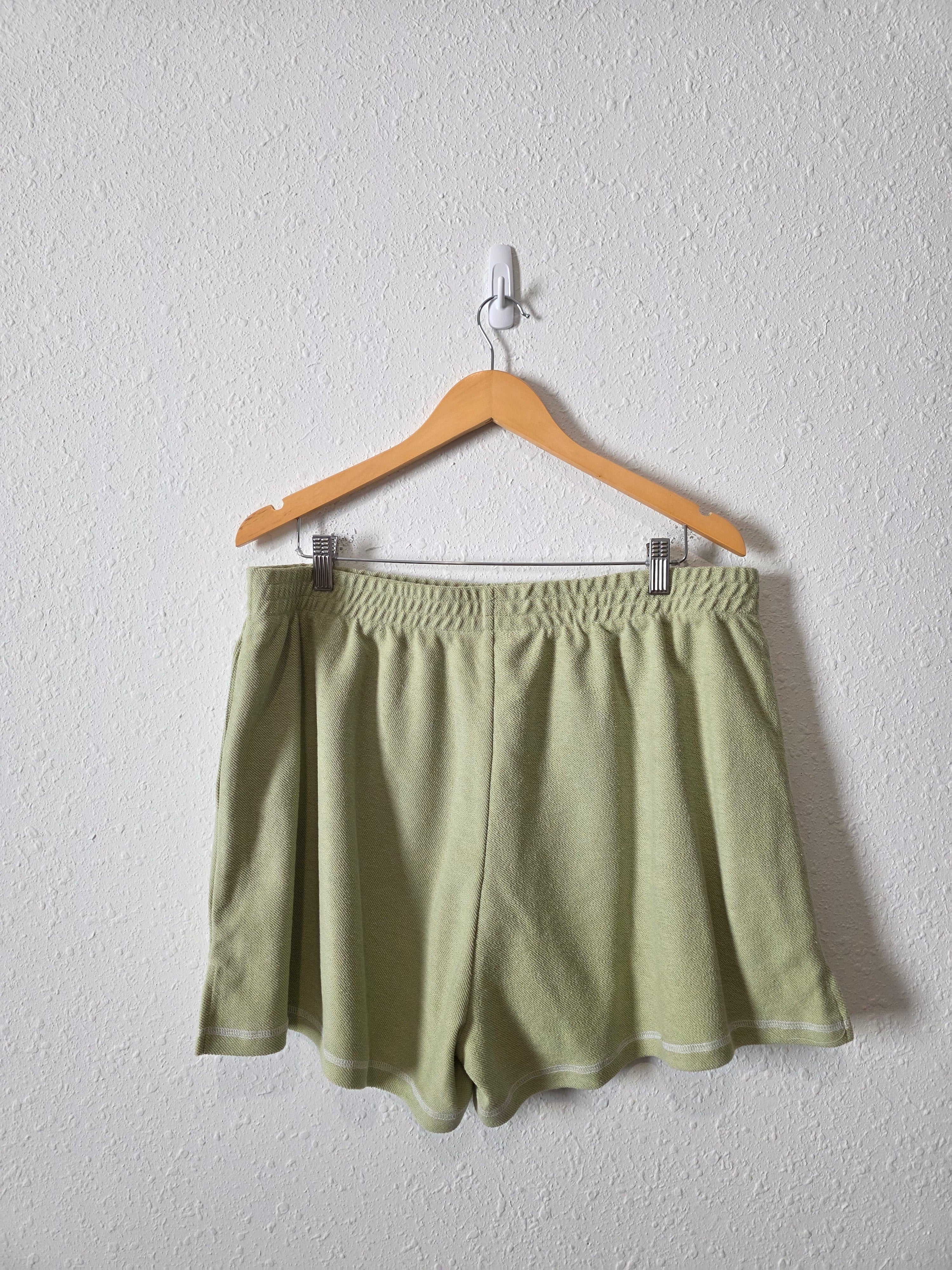 NEW Petal & Pup Matcha Knit Short Set (XL)