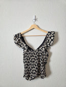 NEW Gap Floral Smocked Top (XS)