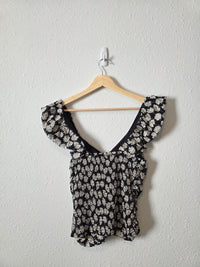 NEW Gap Floral Smocked Top (XS)