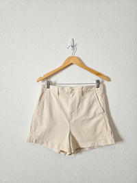 Madewell Ecru Relaxed Shorts (M)