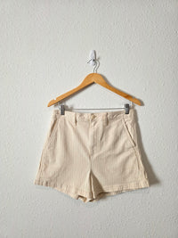 Madewell Ecru Relaxed Shorts (M)