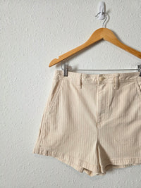 Madewell Ecru Relaxed Shorts (M)