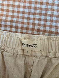 Madewell Ecru Relaxed Shorts (M)
