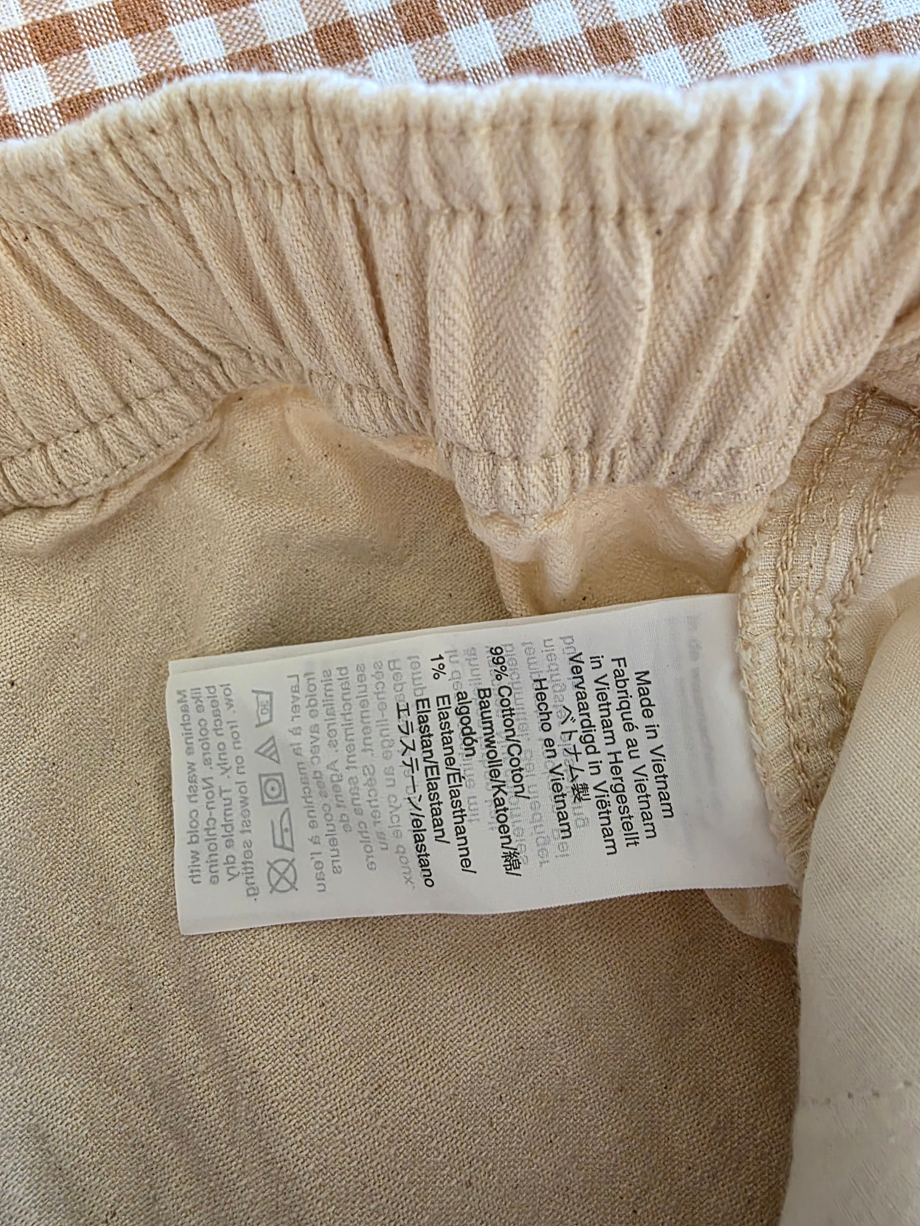 Madewell Ecru Relaxed Shorts (M)