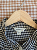 Gingham Puff Sleeve Top (L)