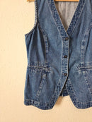 Gap Button Front Denim Vest (LP)