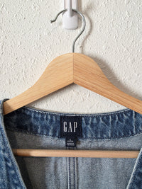 Gap Button Front Denim Vest (LP)