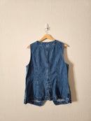 Gap Button Front Denim Vest (LP)