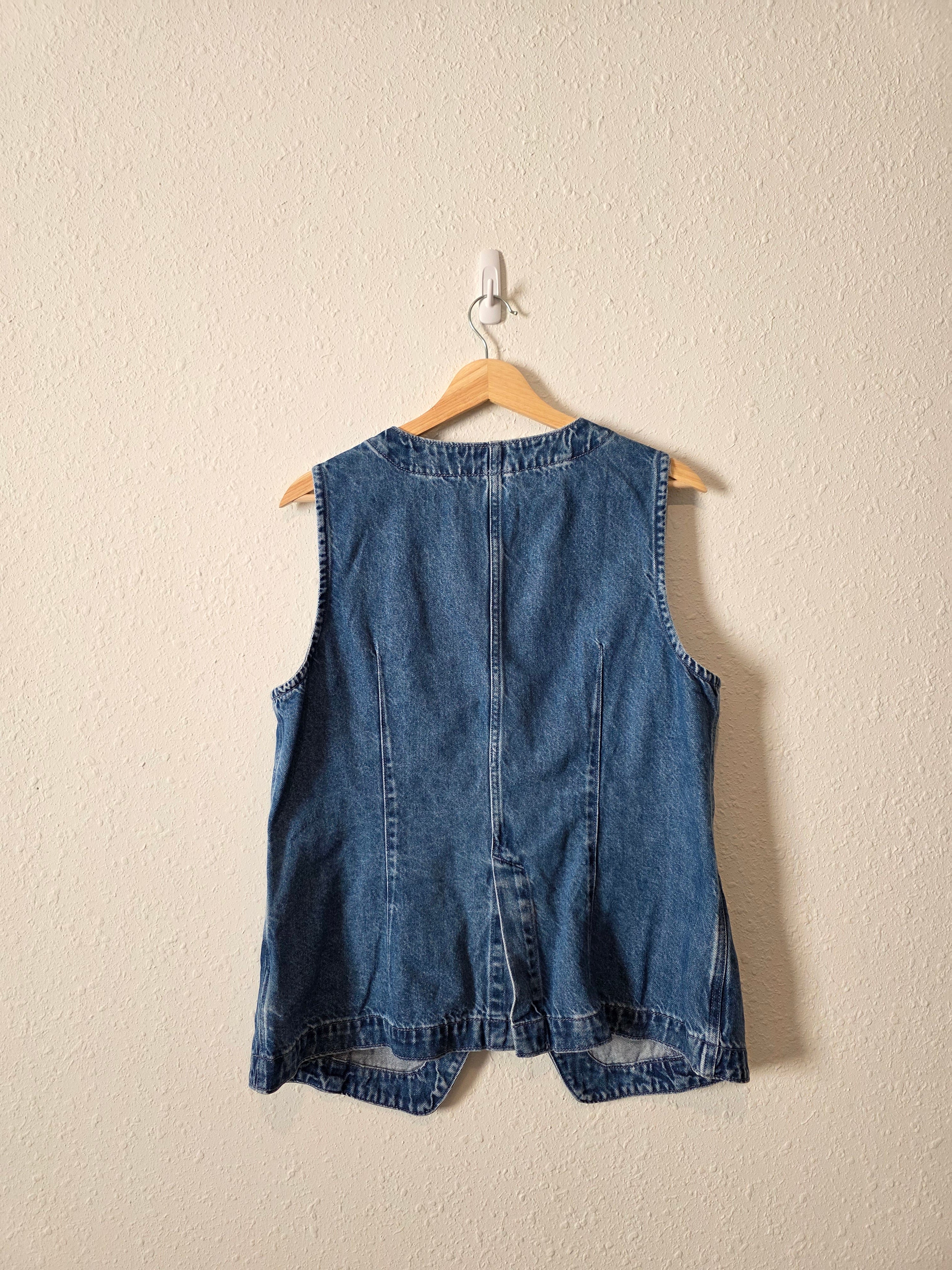 Gap Button Front Denim Vest (LP)