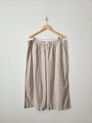 NEW Linen Cotton Wide Leg Pants (XXL)