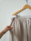 NEW Linen Cotton Wide Leg Pants (XXL)