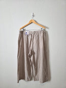 NEW Linen Cotton Wide Leg Pants (XXL)