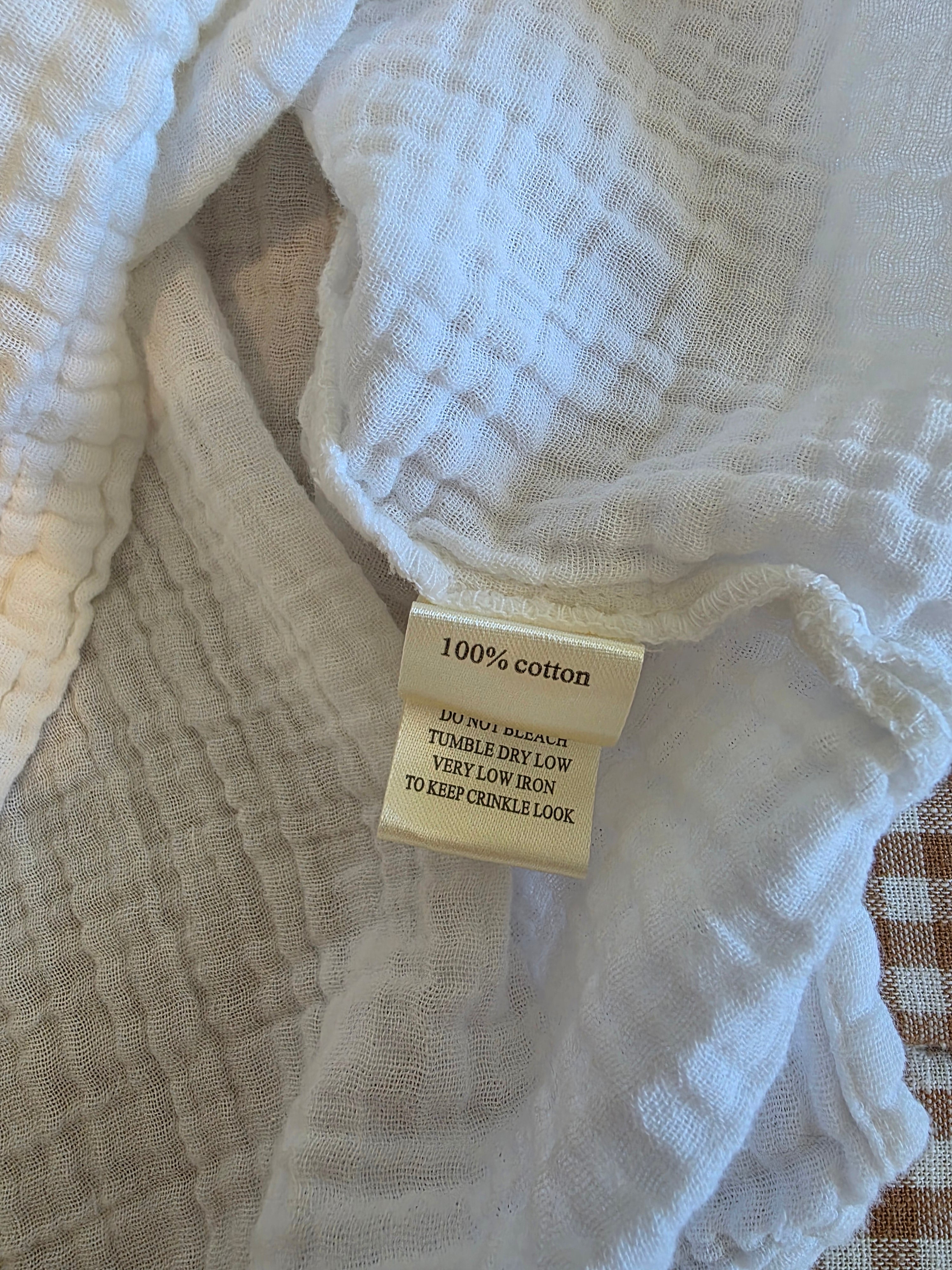 Dylan Cotton Gauze Boxy Tee (S)