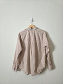 Brown Striped Button Up (XS)