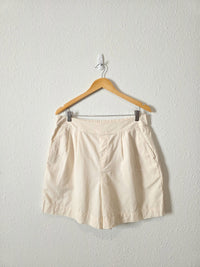 Pact Cotton Linen Relaxed Shorts (L)