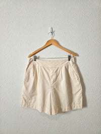 Pact Cotton Linen Relaxed Shorts (L)
