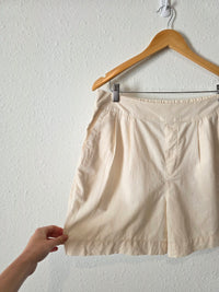 Pact Cotton Linen Relaxed Shorts (L)