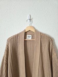Abercrombie Cotton Knit Cardigan (XS)