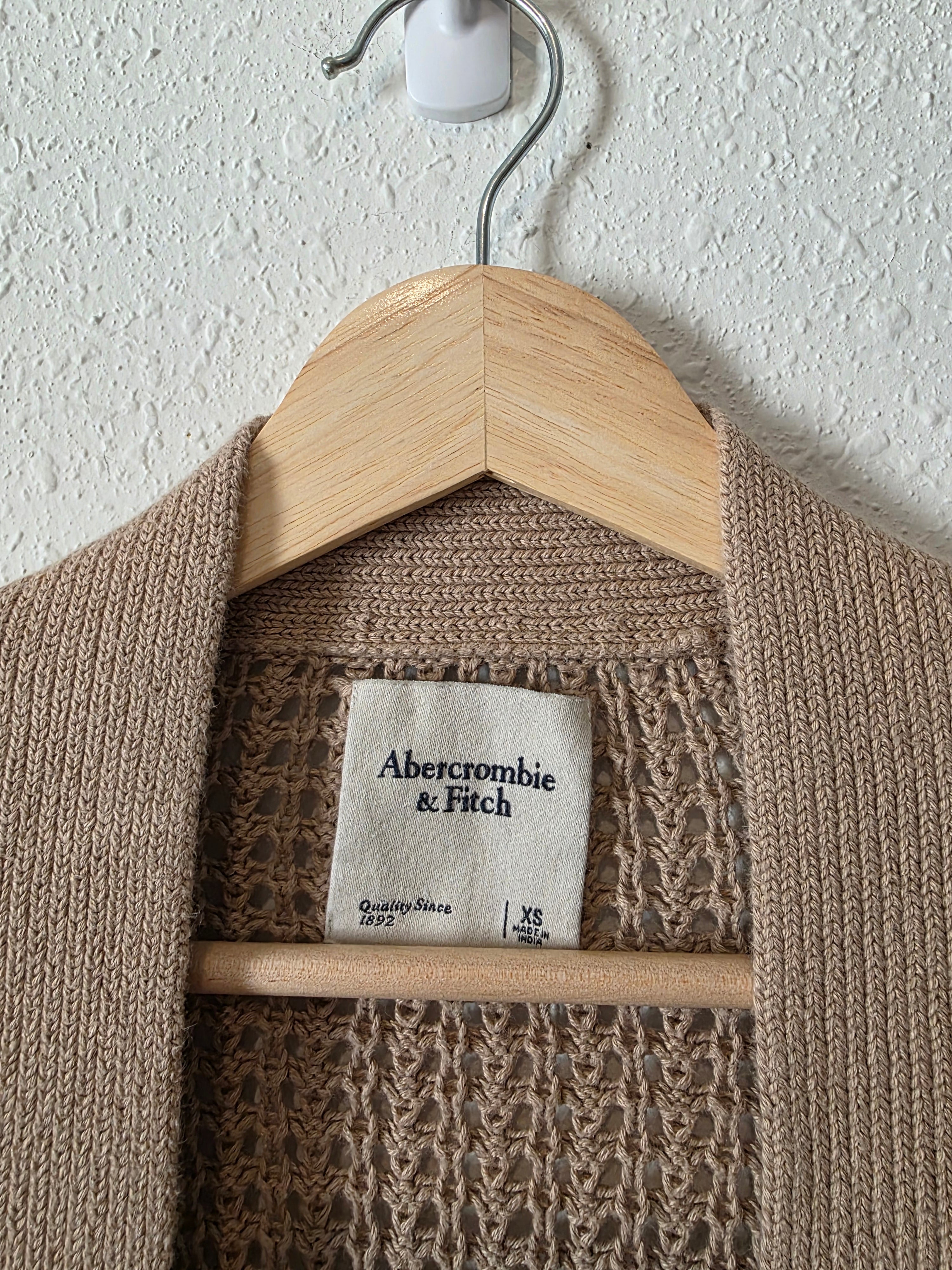 Abercrombie Cotton Knit Cardigan (XS)
