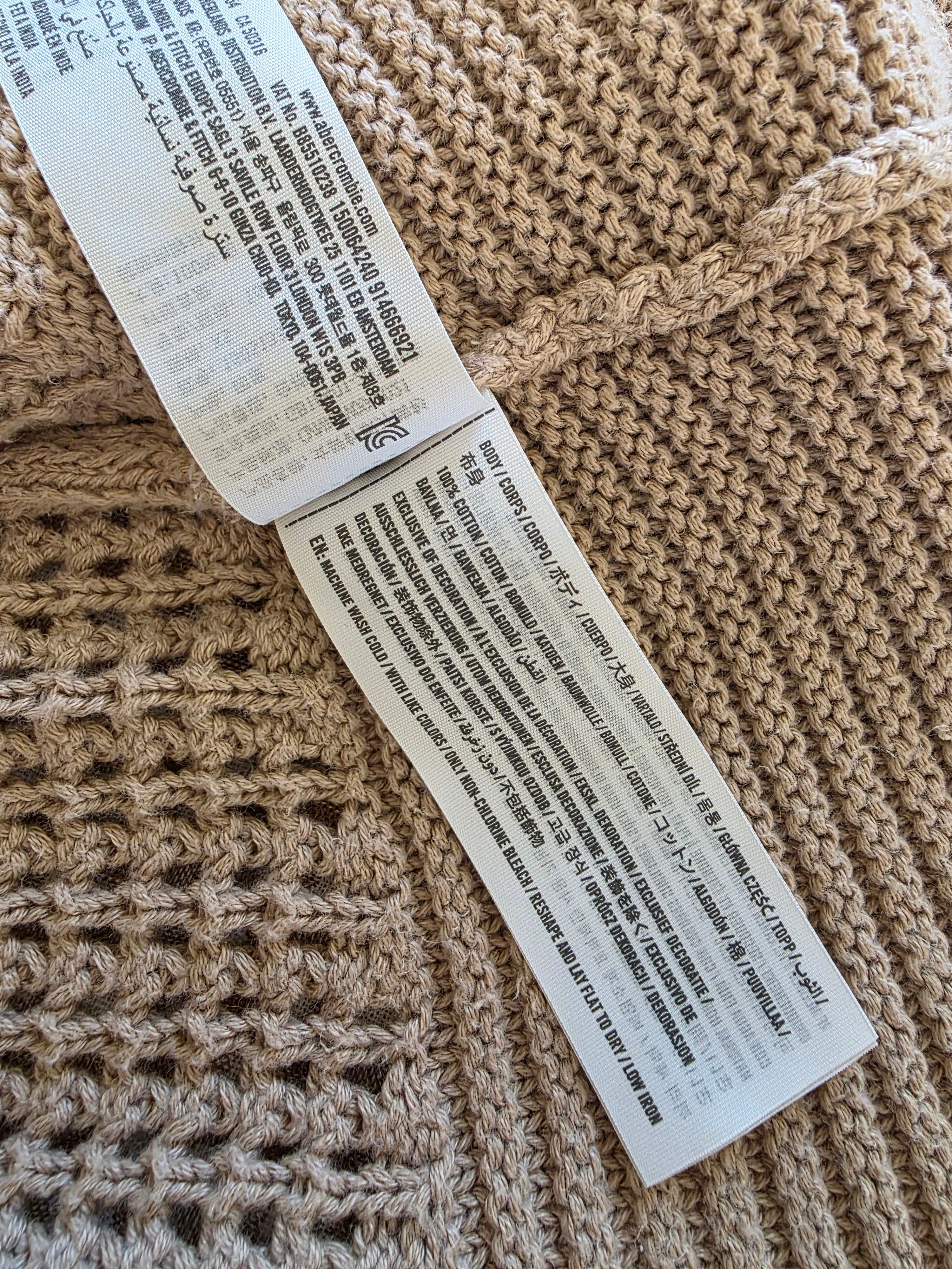 Abercrombie Cotton Knit Cardigan (XS)