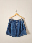 Aerie Relaxed Denim Shorts (L)