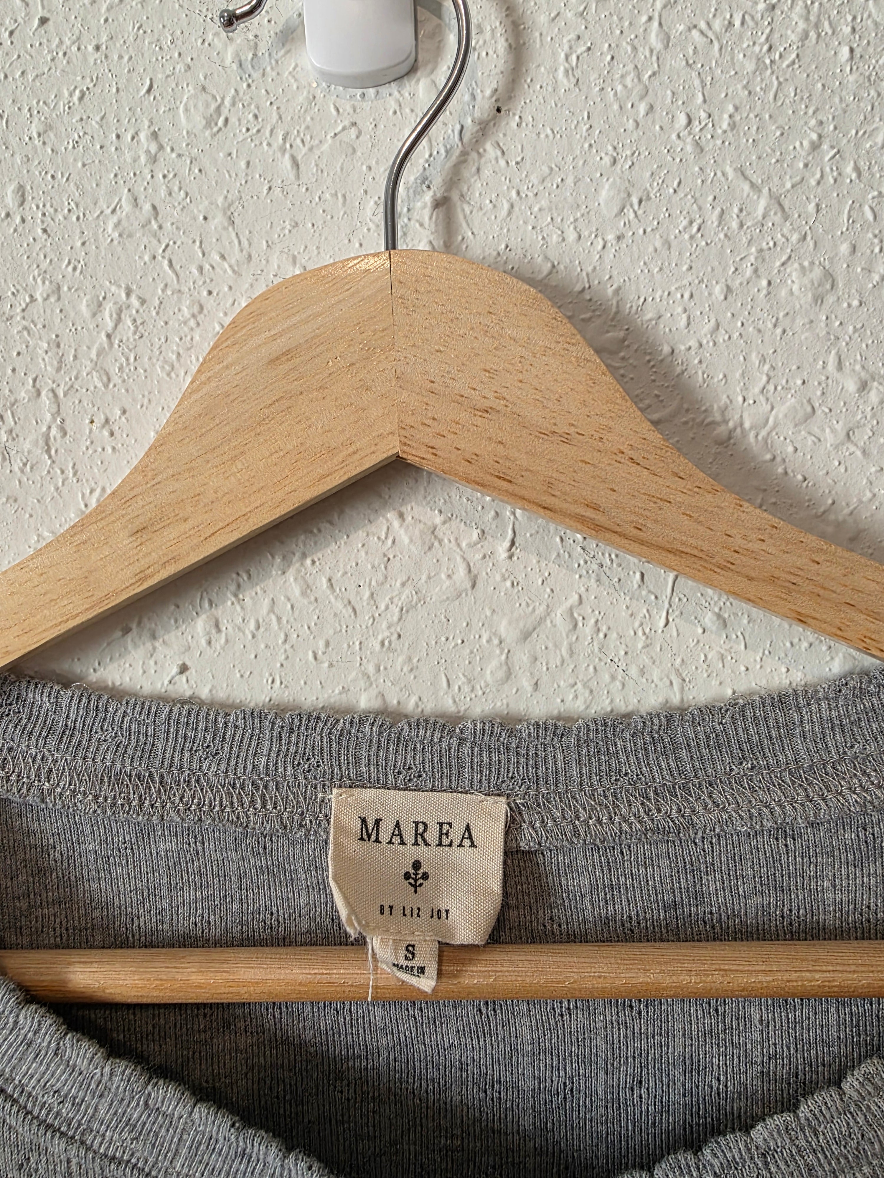 Marea Pointelle Henley Top (S)