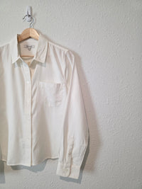 NEW Madewell Cotton Blend Button Up (M)