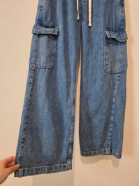 Gap Wide Leg Cargo Jeans (S)