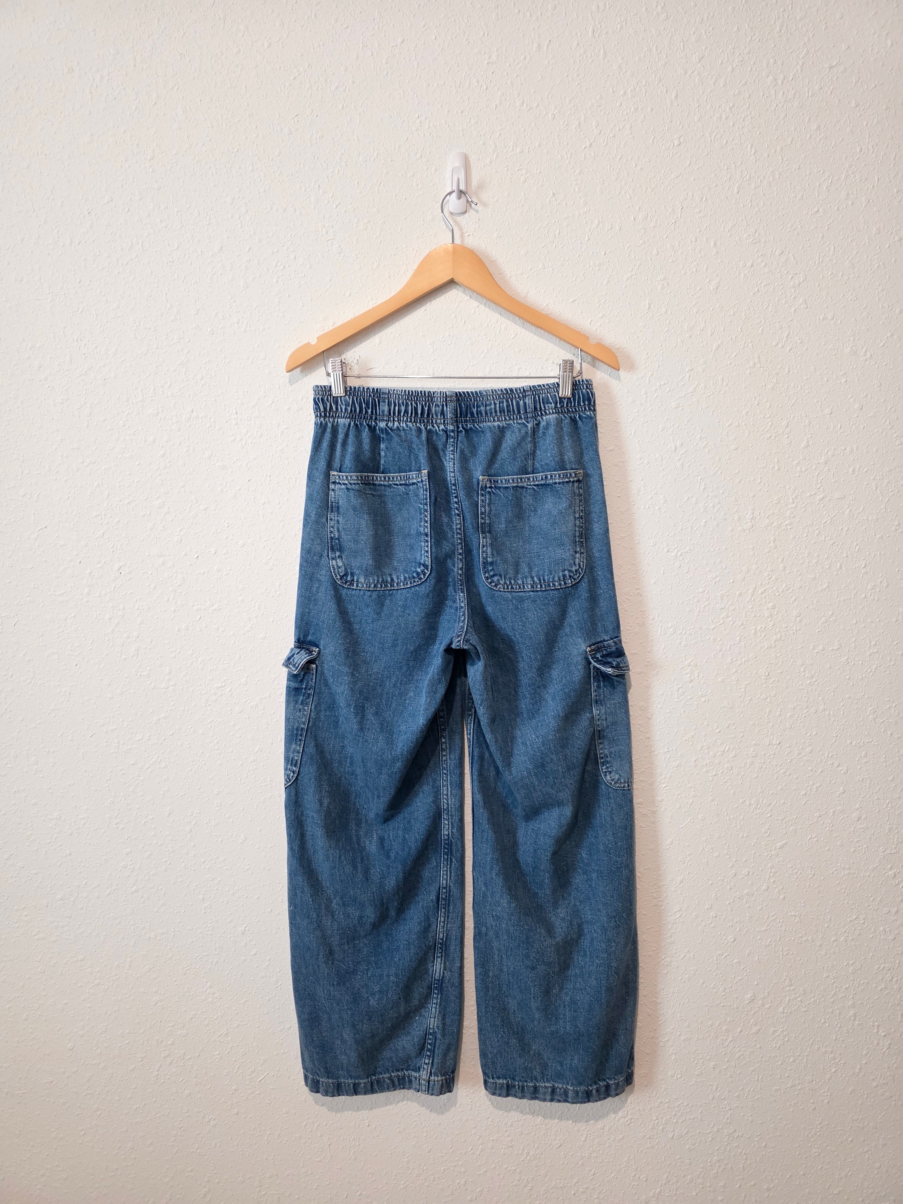 Gap Wide Leg Cargo Jeans (S)