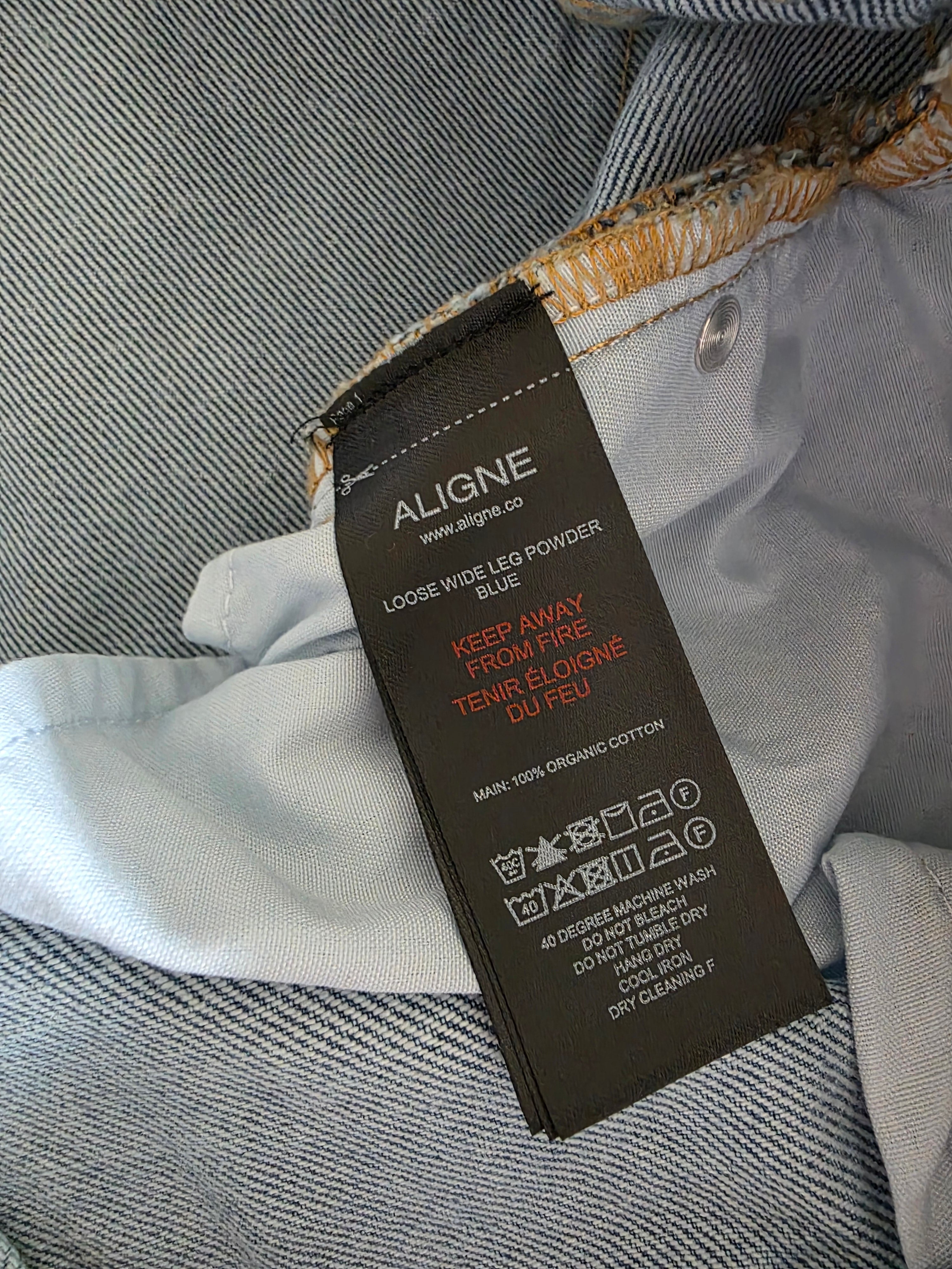 NEW Aligne Loose Wide Jeans (38W)
