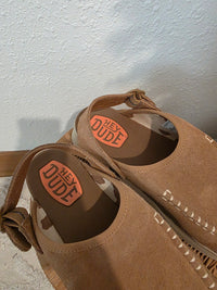 Hey Dude Tan Platform Clogs (10)