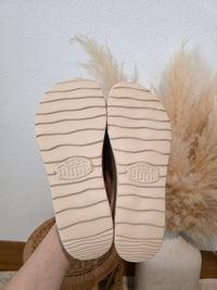 Hey Dude Tan Platform Clogs (10)