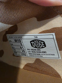 Hey Dude Tan Platform Clogs (10)