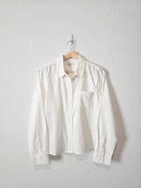 NEW Madewell Cotton Blend Button Up (M)