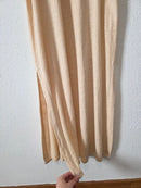 Lunya Neutral Linen Maxi Dress (XS)