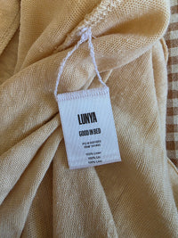 Lunya Neutral Linen Maxi Dress (XS)