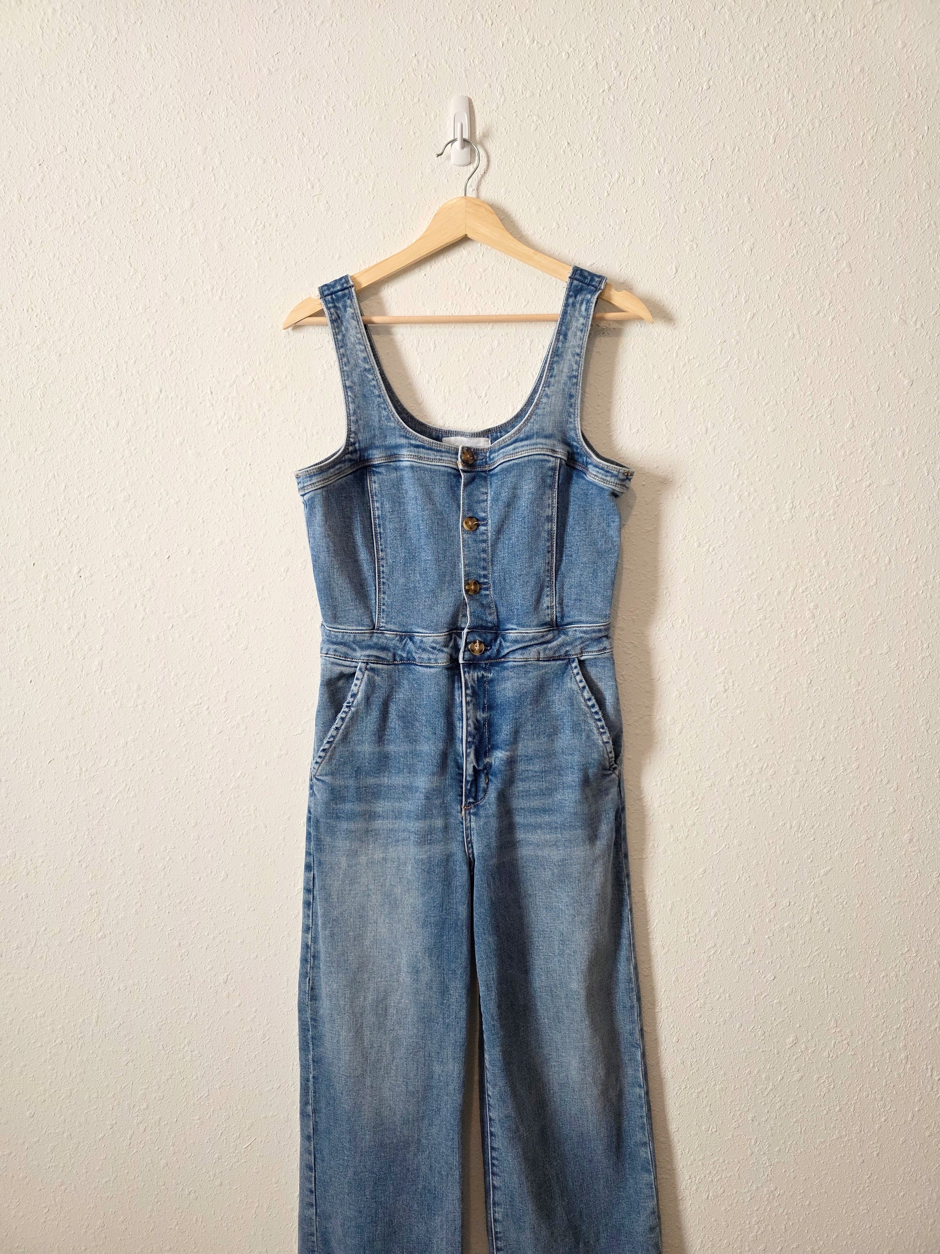 Dear John Wide Leg Denim Jumpsuit (M)